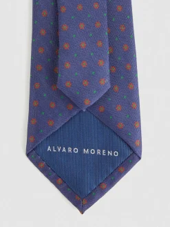 Corbatas|Corbatas-Alvaro Moreno CORBATA PRINTED Azul Marino