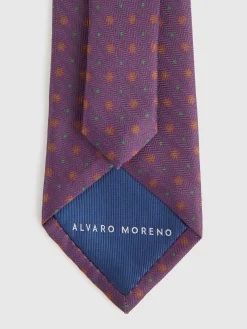 Corbatas|Corbatas-Alvaro Moreno CORBATA PRINTED Burdeos