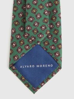 Corbatas|Corbatas-Alvaro Moreno CORBATA PRINTED Verde