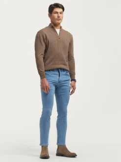Vaqueros-Alvaro Moreno DENIM SLIM BASICO Azul