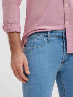 Vaqueros-Alvaro Moreno DENIM SLIM BASICO Azul