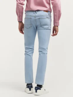 Vaqueros-Alvaro Moreno DENIM SLIM BASICO Celeste