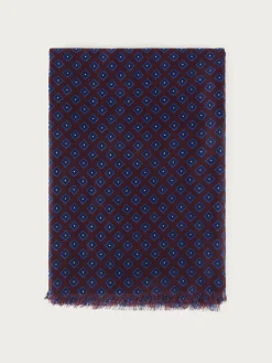 Foulares-Alvaro Moreno FOULARD PRINT Burdeos