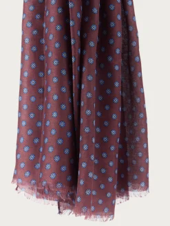 Foulares-Alvaro Moreno FOULARD PRINT Burdeos