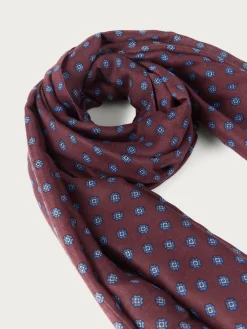 Foulares-Alvaro Moreno FOULARD PRINT Burdeos