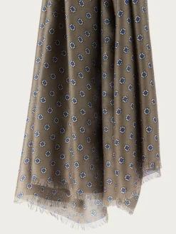 Foulares-Alvaro Moreno FOULARD PRINT MARRÓN Marrón