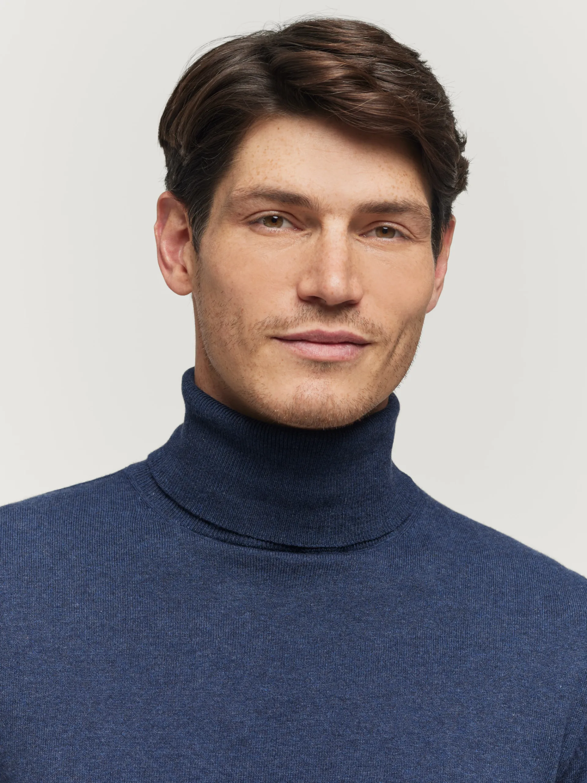 Jerséis-Alvaro Moreno JERSEY ROLL COLLAR Azul