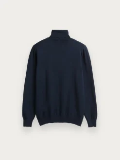 Jerséis-Alvaro Moreno JERSEY ROLL COLLAR Azul Marino