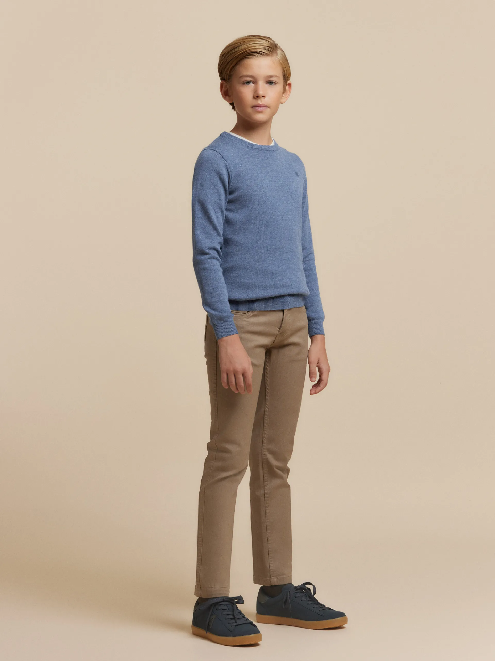 Jerséis-Alvaro Moreno JERSEY ROUND NECK KIDS Azul