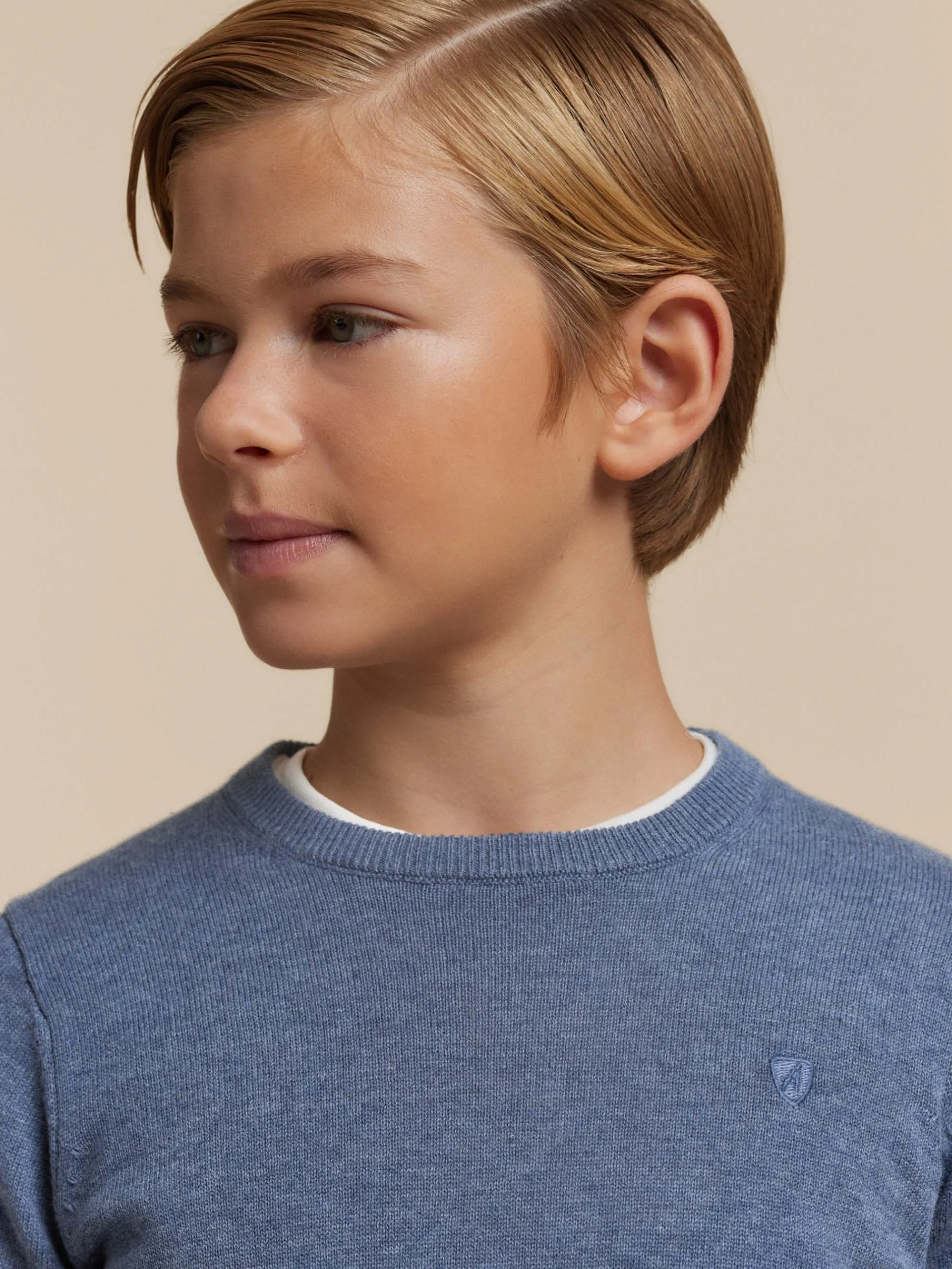 Jerséis-Alvaro Moreno JERSEY ROUND NECK KIDS Azul