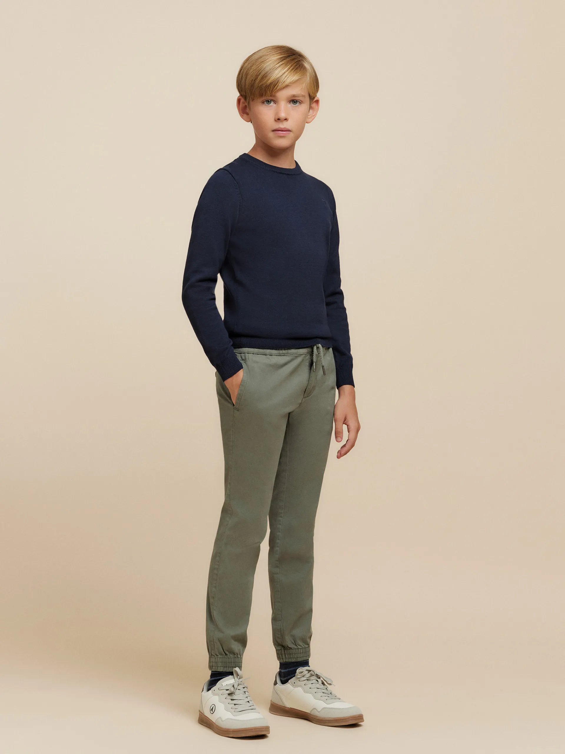 Jerséis-Alvaro Moreno JERSEY ROUND NECK KIDS Azul Marino
