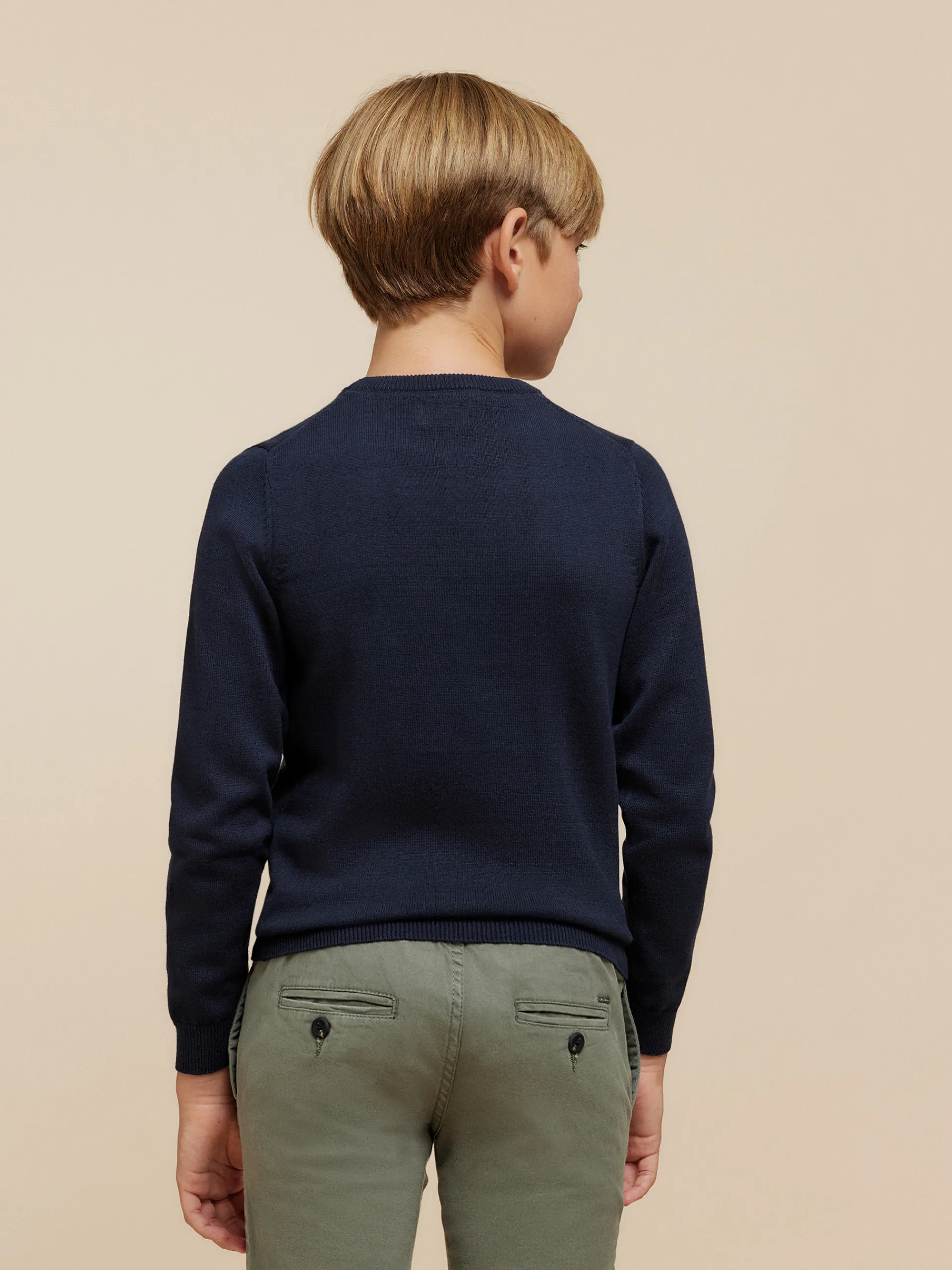 Jerséis-Alvaro Moreno JERSEY ROUND NECK KIDS Azul Marino