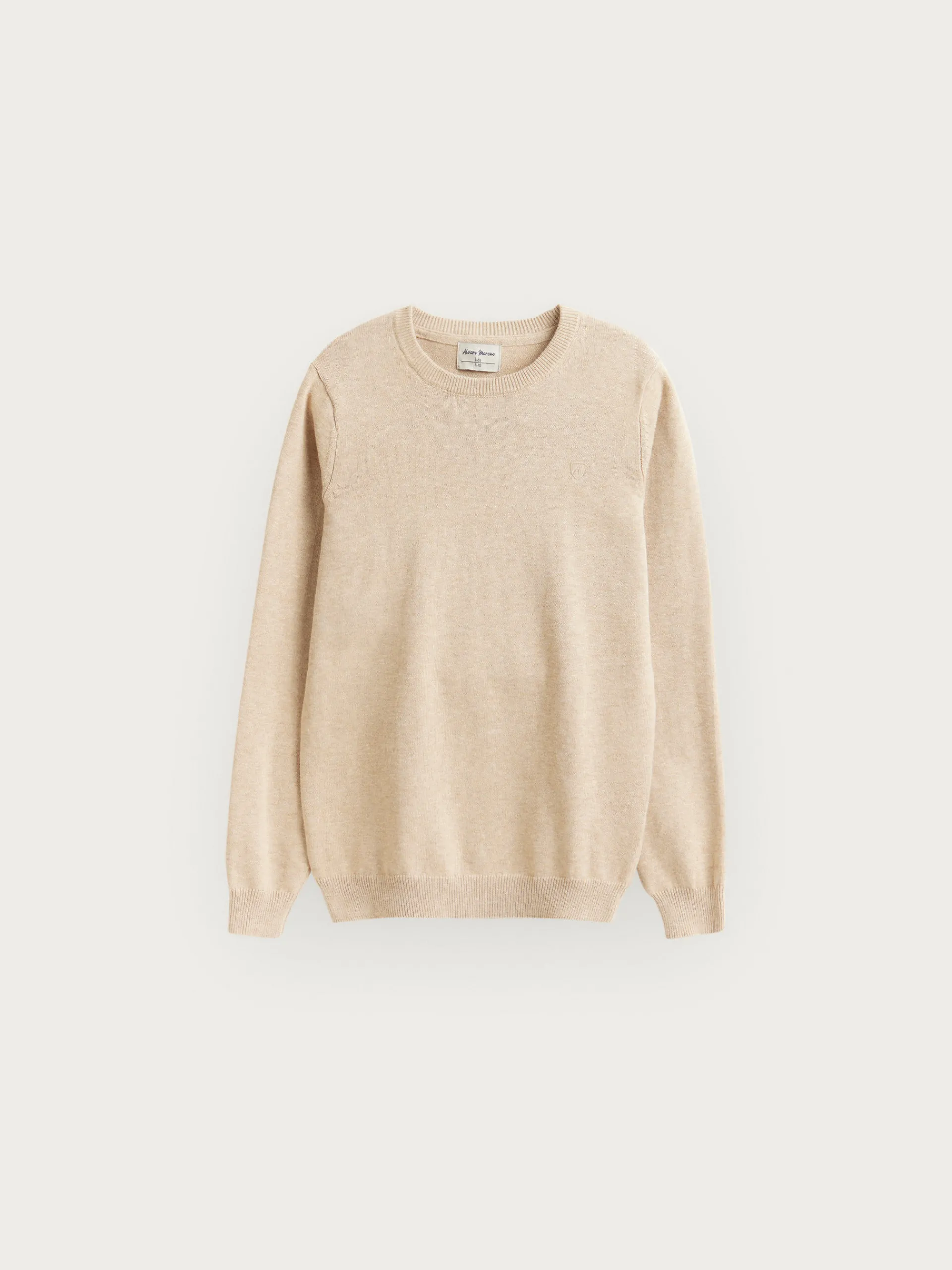 Jerséis-Alvaro Moreno JERSEY ROUND NECK KIDS Camel