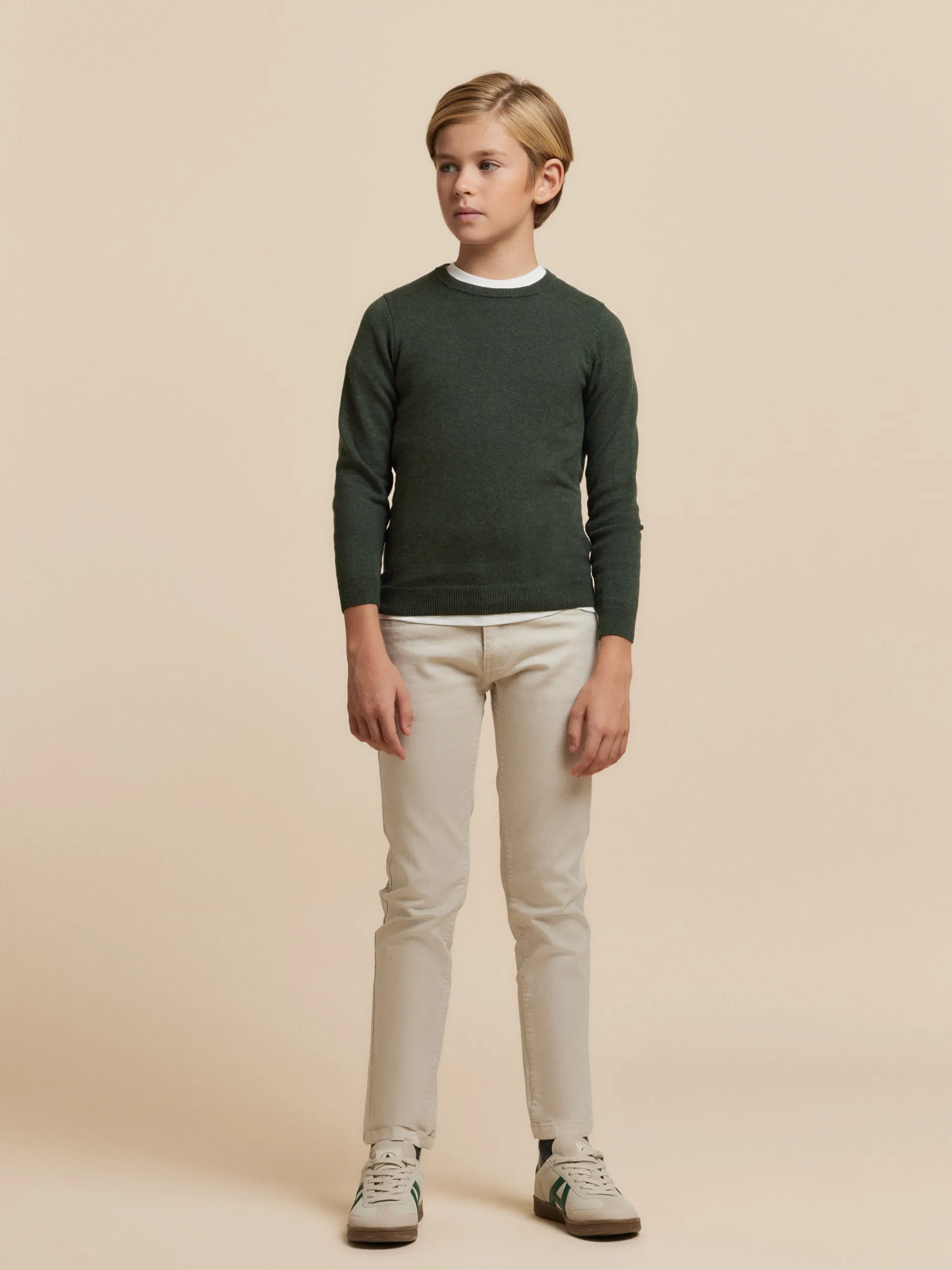 Jerséis-Alvaro Moreno JERSEY ROUND NECK KIDS Verde