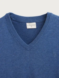 Jerséis-Alvaro Moreno JERSEY V-NECK TRENDY Azul