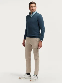 Jerséis-Alvaro Moreno JERSEY V-NECK TRENDY Azul