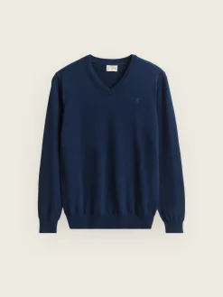 Jerséis-Alvaro Moreno JERSEY V-NECK TRENDY Azul Marino