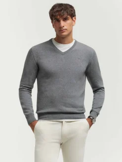 Jerséis-Alvaro Moreno JERSEY V-NECK TRENDY Gris