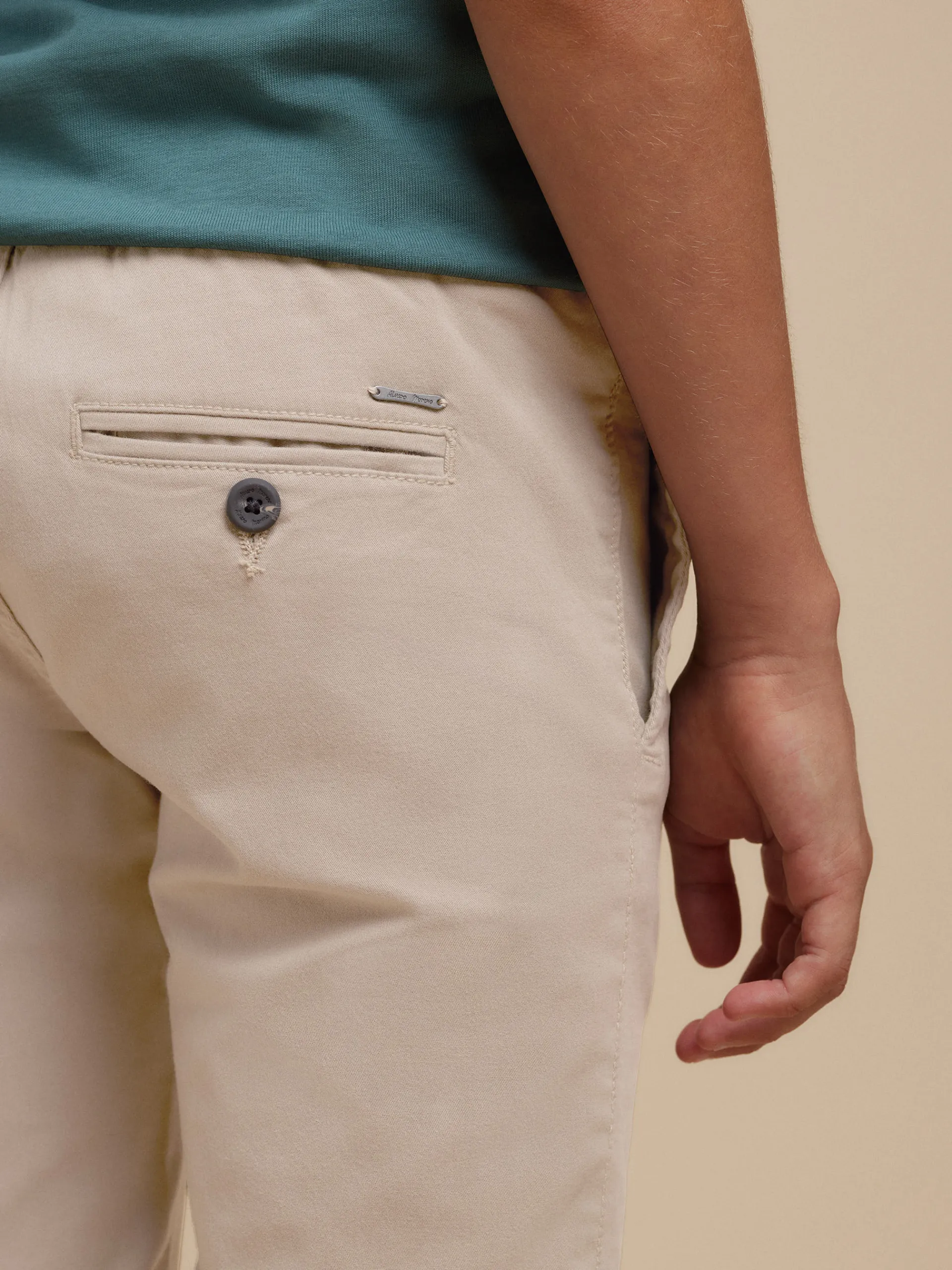 Pantalones-Alvaro Moreno PANTALON ANDER KIDS Beige