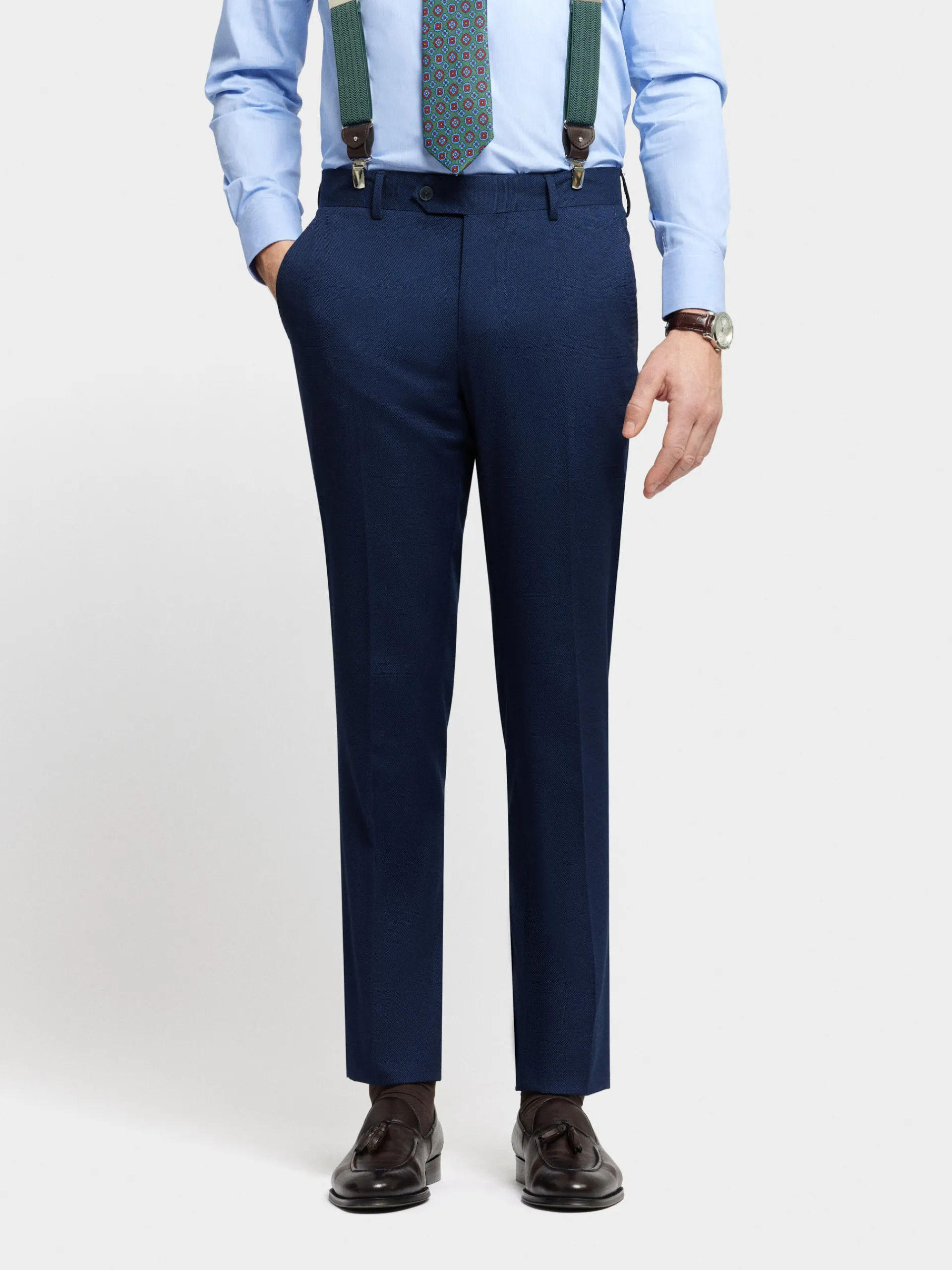Trajes|Trajes-Alvaro Moreno PANTALON BIRDEYE Azul Marino