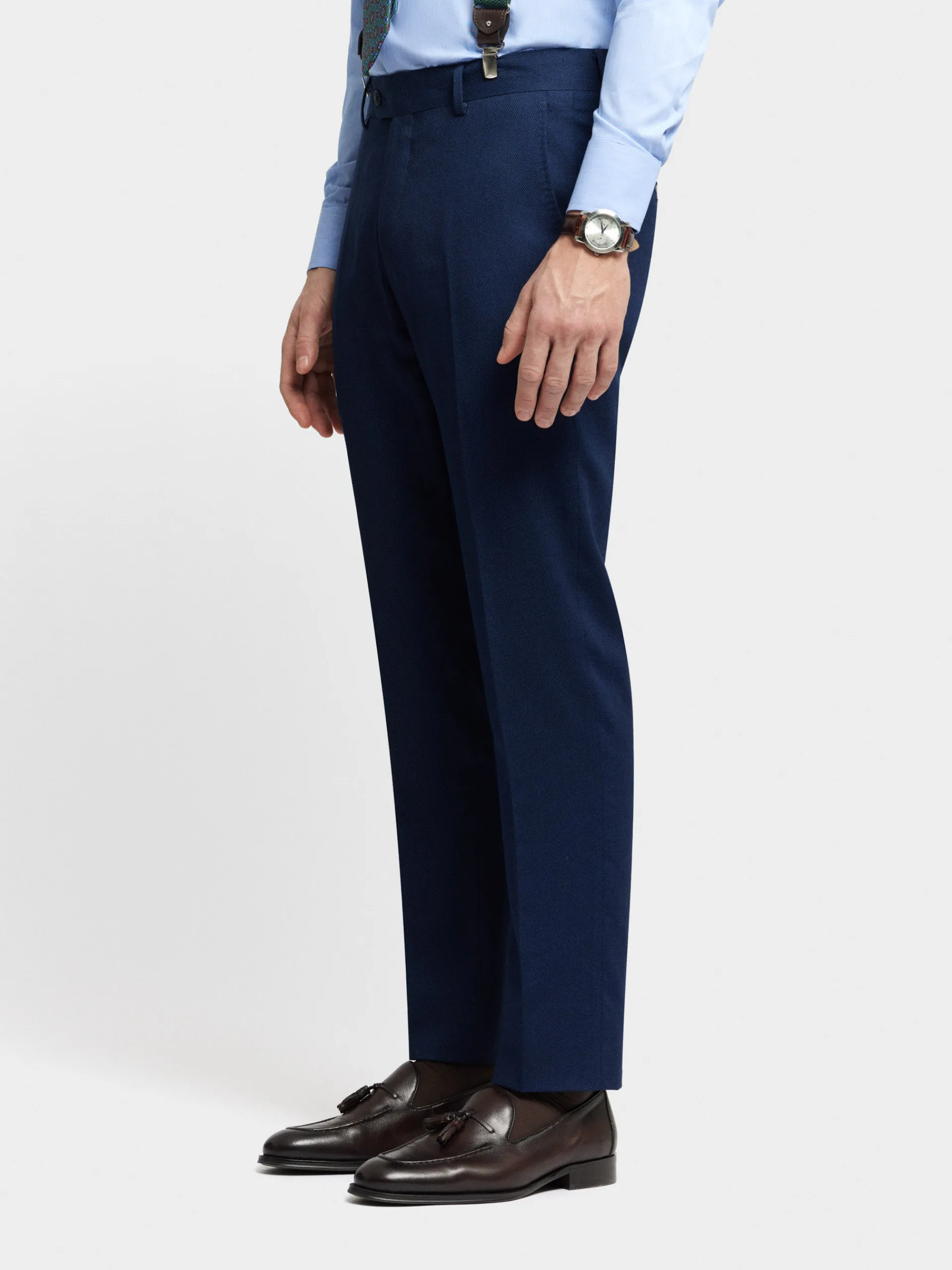 Trajes|Trajes-Alvaro Moreno PANTALON BIRDEYE Azul Marino