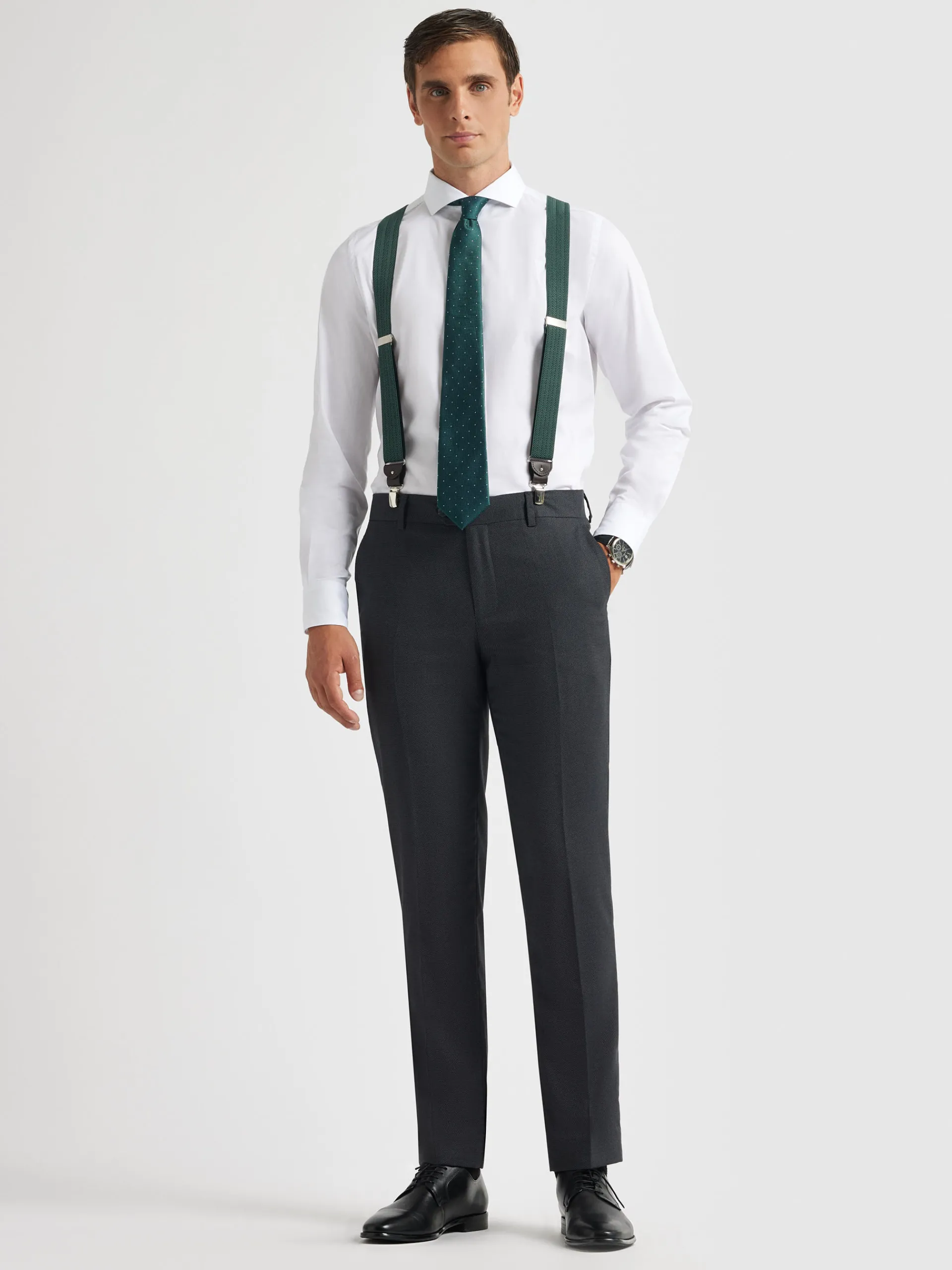 Trajes|Trajes-Alvaro Moreno PANTALON BIRDEYE Gris