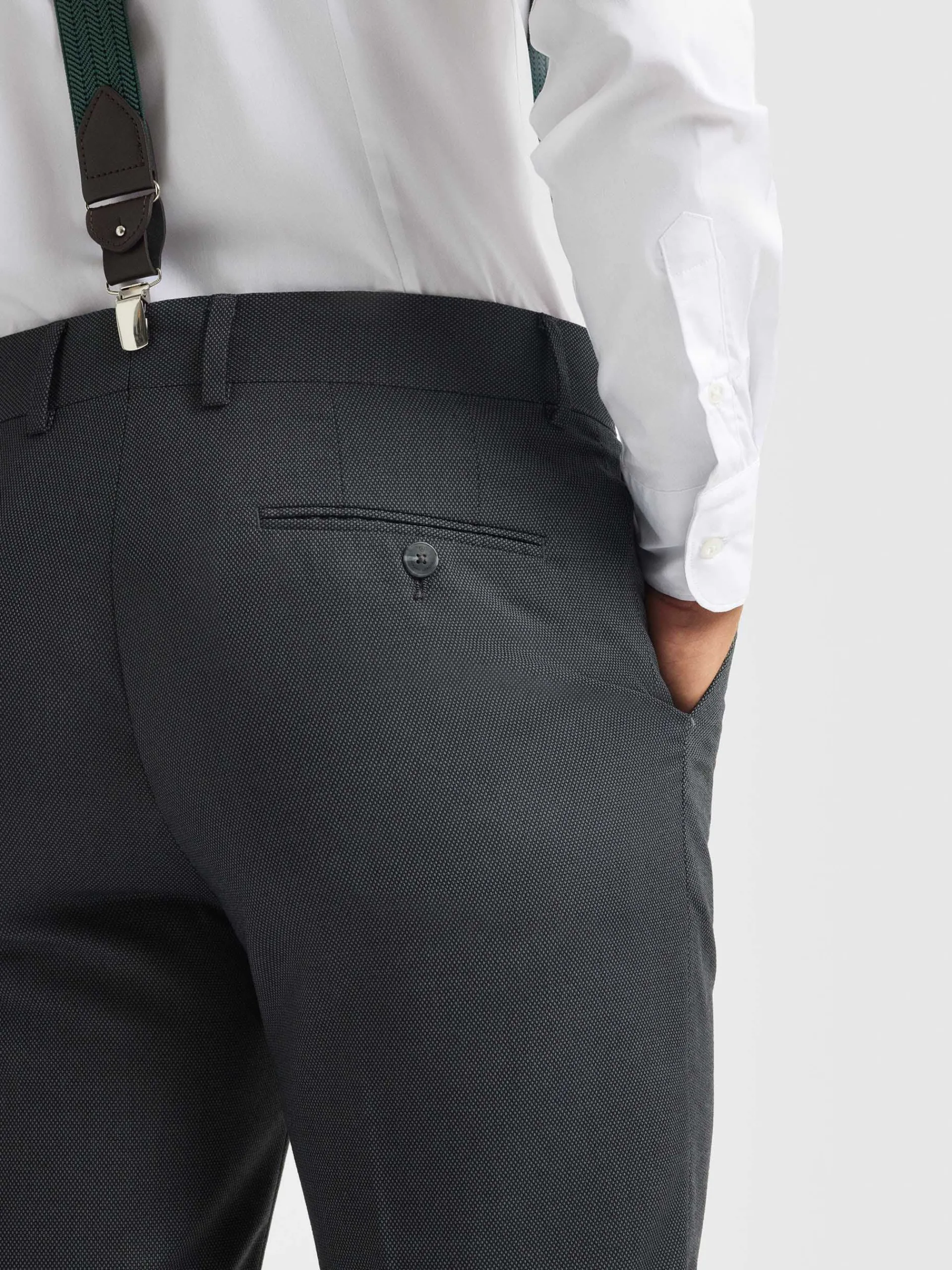 Trajes|Trajes-Alvaro Moreno PANTALON BIRDEYE Gris