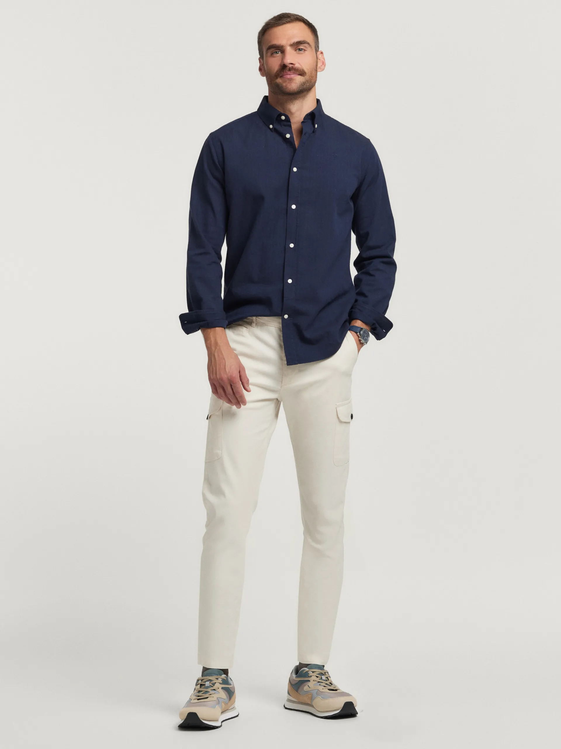 Cargo-Alvaro Moreno PANTALON BUFFALO Crudo
