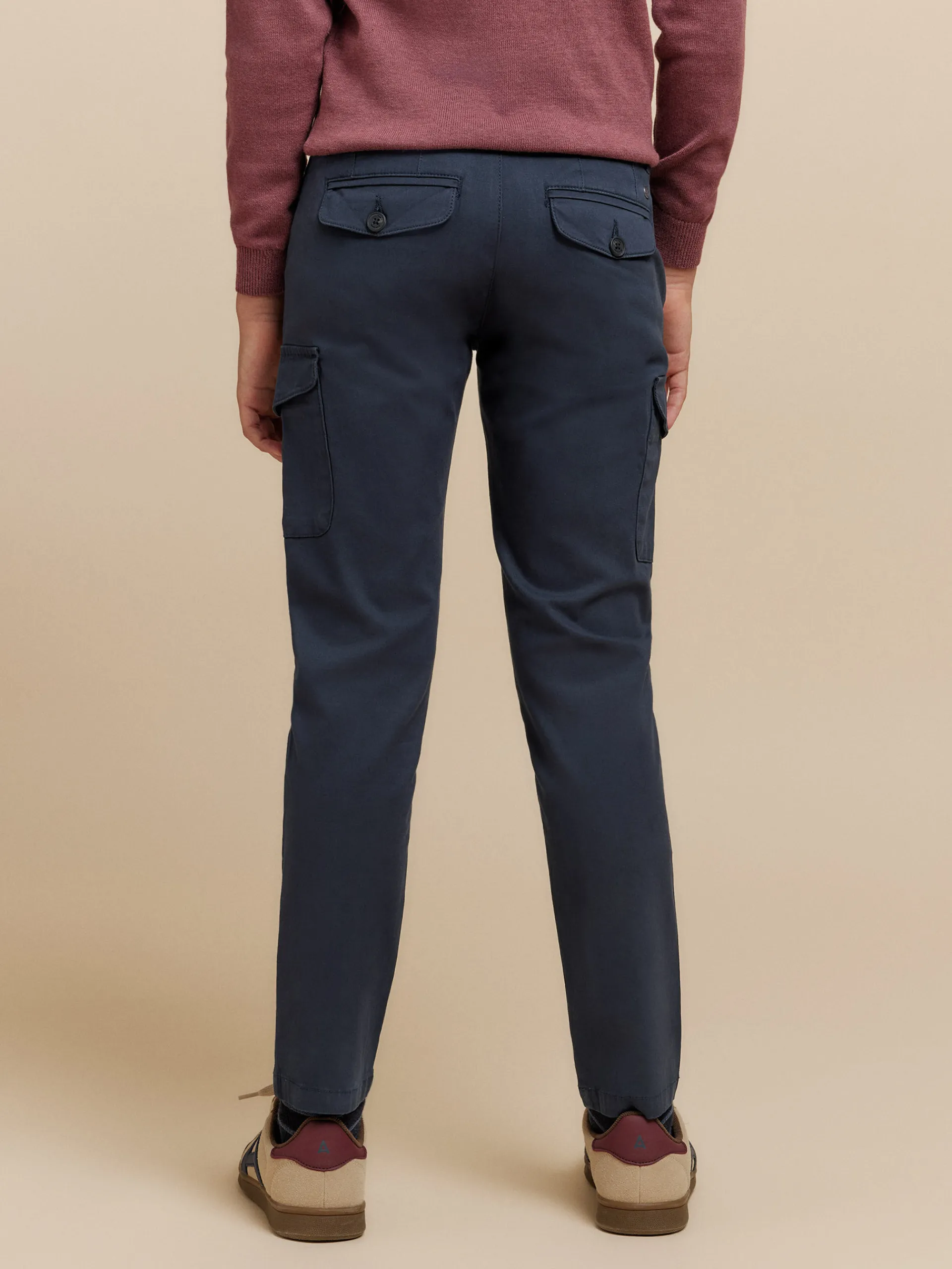Pantalones-Alvaro Moreno PANTALON BUFFALO KIDS Azul Marino