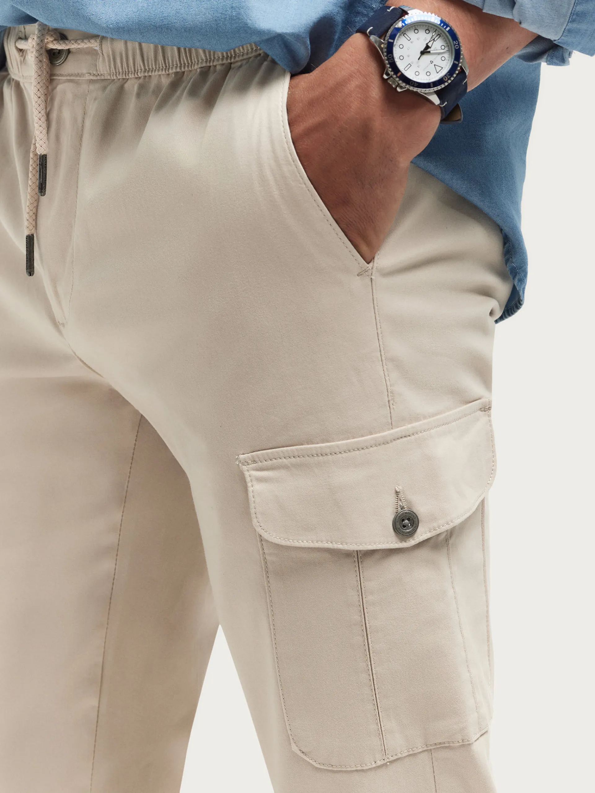 Cargo-Alvaro Moreno PANTALON BUFFORD Crudo