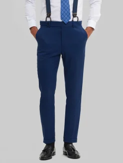 Trajes|Trajes-Alvaro Moreno PANTALON CAPO MICRO Azul
