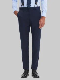 Trajes|Trajes-Alvaro Moreno PANTALON CAPO MICRO Azul Marino