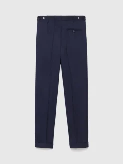 Trajes|Trajes-Alvaro Moreno PANTALON CAPO MICRO Azul Marino