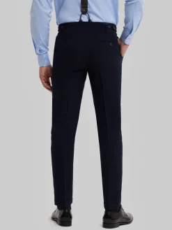 Trajes|Trajes-Alvaro Moreno PANTALON CAPO PLAIN Azul Marino