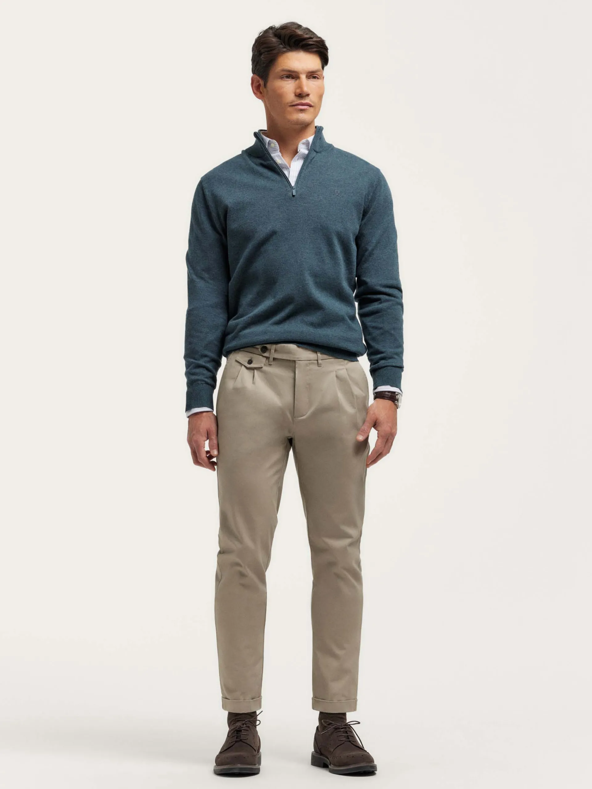 Chino-Alvaro Moreno PANTALON CARROT Beige