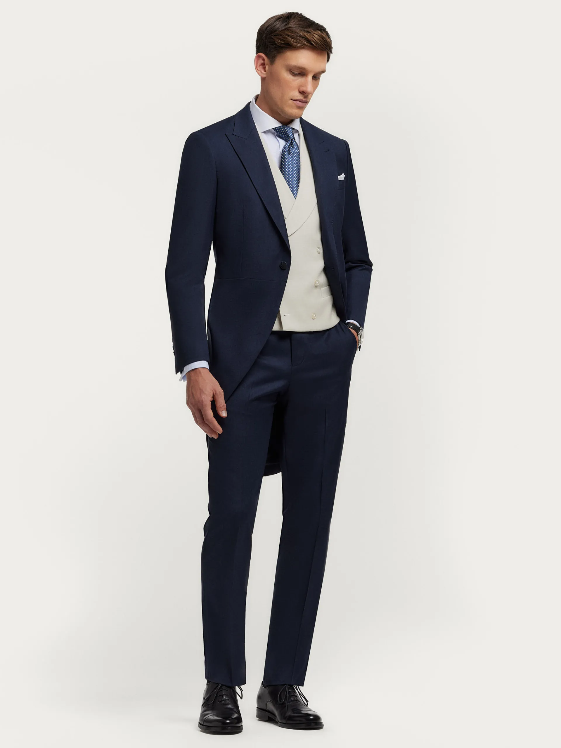 Chaqués|Chaqués-Alvaro Moreno PANTALON CHAQUE WEDDING Azul Marino