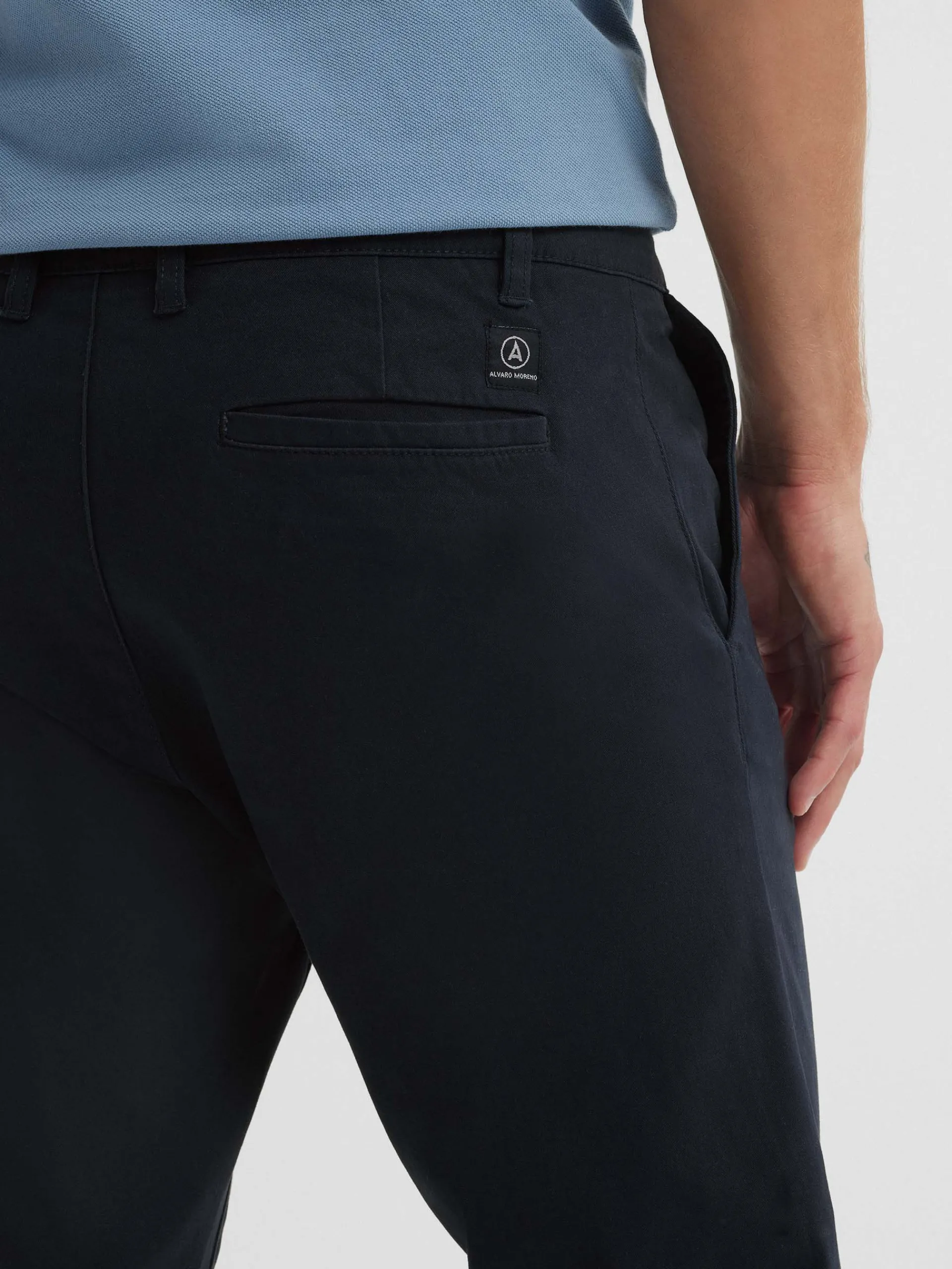 Chino-Alvaro Moreno PANTALON CHINO COMFORT Azul Marino