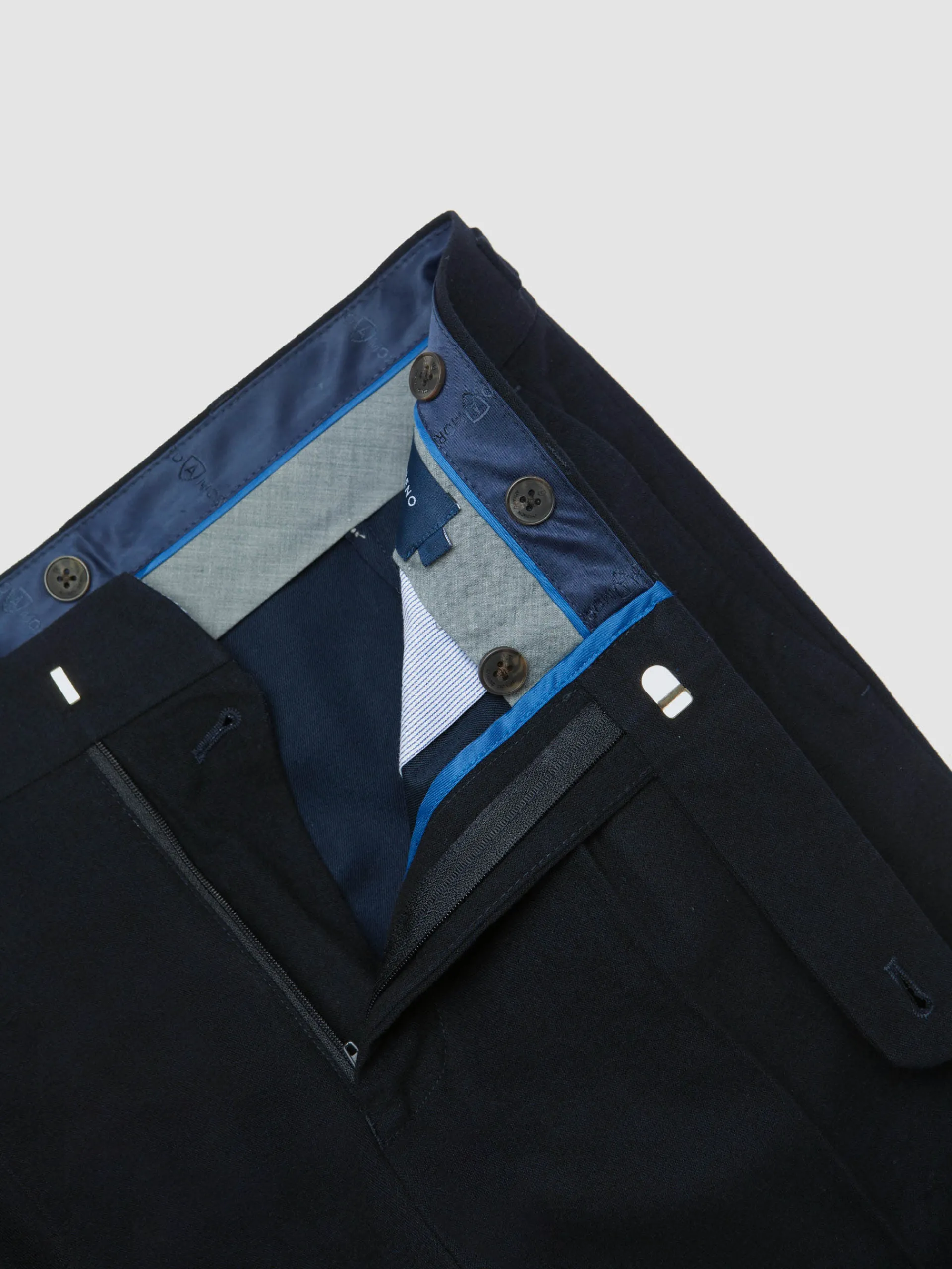 Trajes|Trajes-Alvaro Moreno PANTALON CLASSIC TWILL Azul Marino