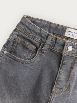 Pantalones-Alvaro Moreno PANTALON DENIM KIDS Gris