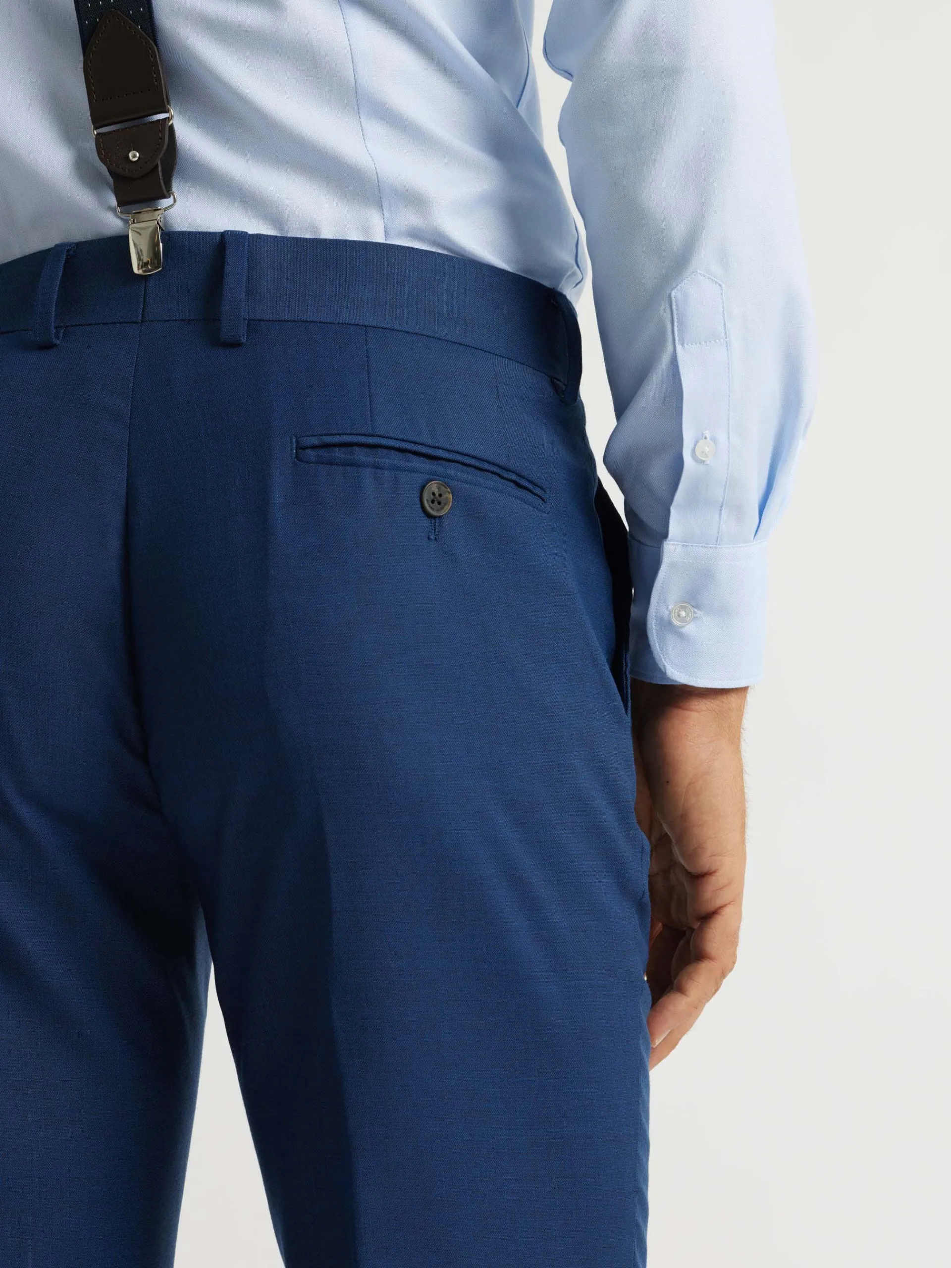 Trajes|Trajes-Alvaro Moreno PANTALON FIL A FIL Azul