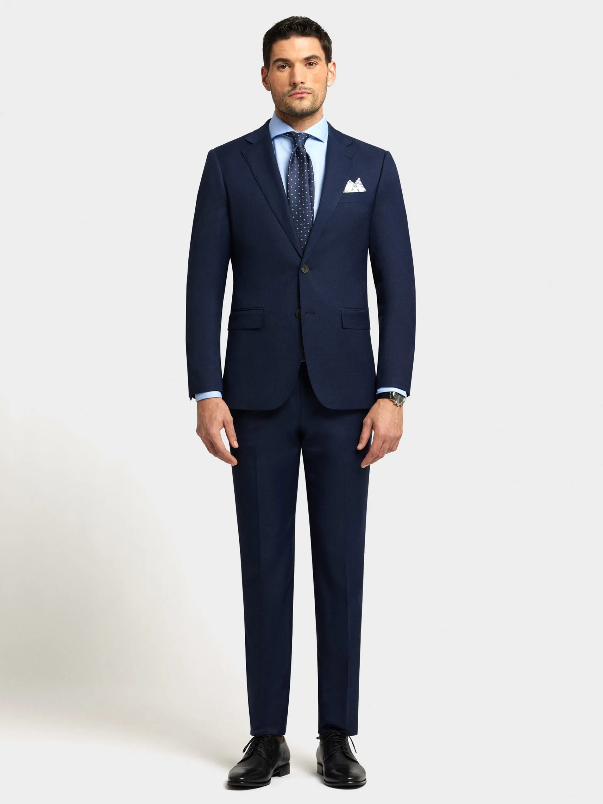 Trajes|Trajes-Alvaro Moreno PANTALON FIL A FIL Azul Marino