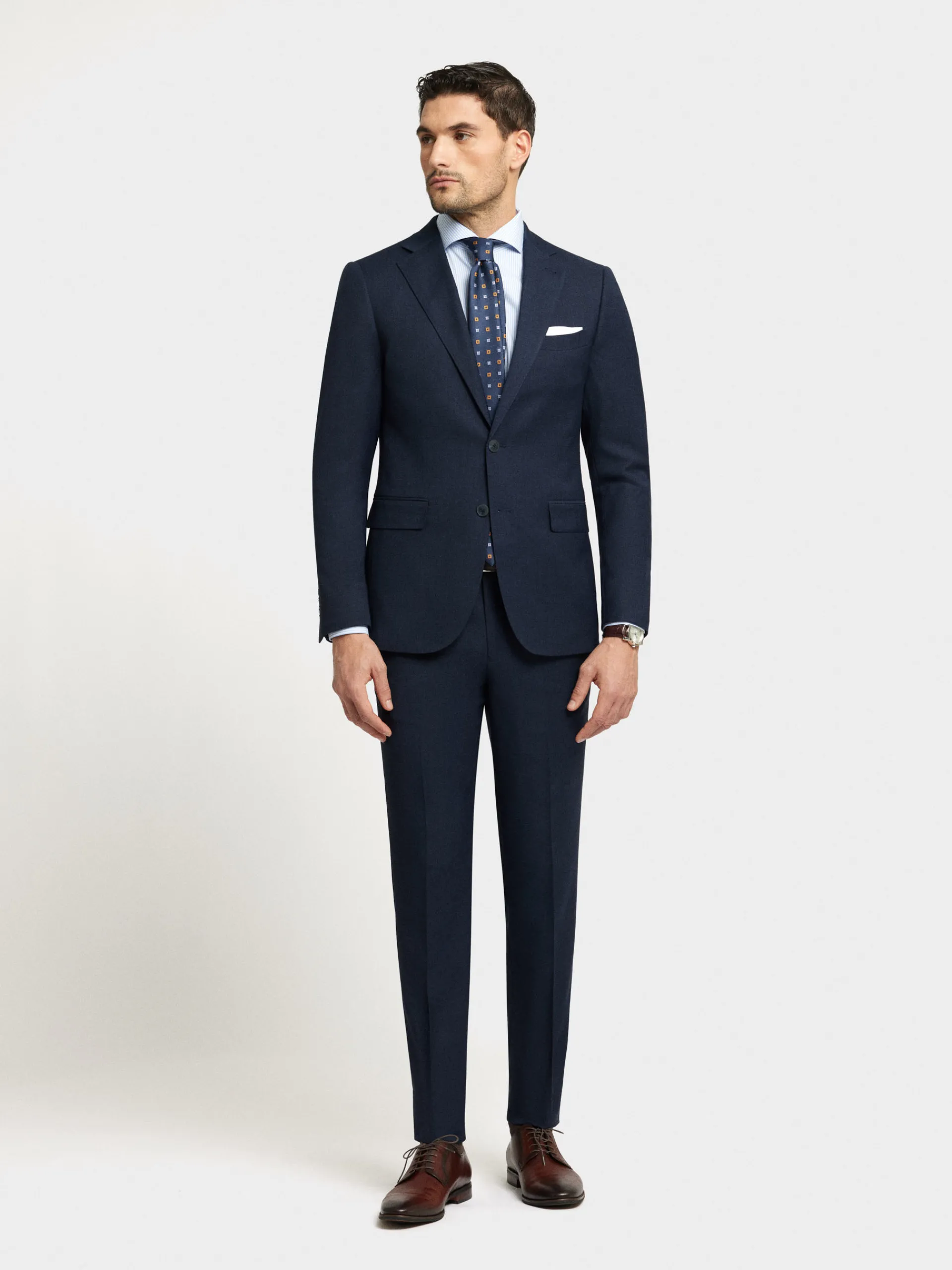 Trajes|Trajes-Alvaro Moreno PANTALON FIL A FIL Azul Marino