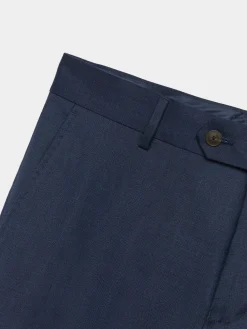 Trajes|Trajes-Alvaro Moreno PANTALON FIL A FIL CRUZADO Azul Marino