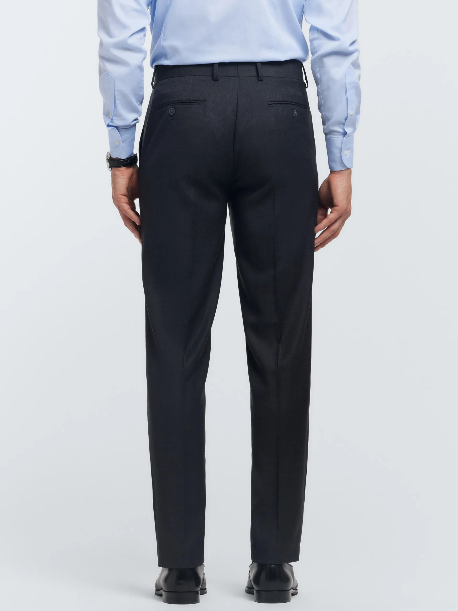 Trajes|Trajes-Alvaro Moreno PANTALON FIL A FIL CRUZADO Gris