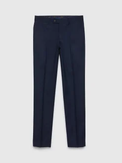 Trajes|Trajes-Alvaro Moreno PANTALON FIL A FIL CRUZADO Azul Marino