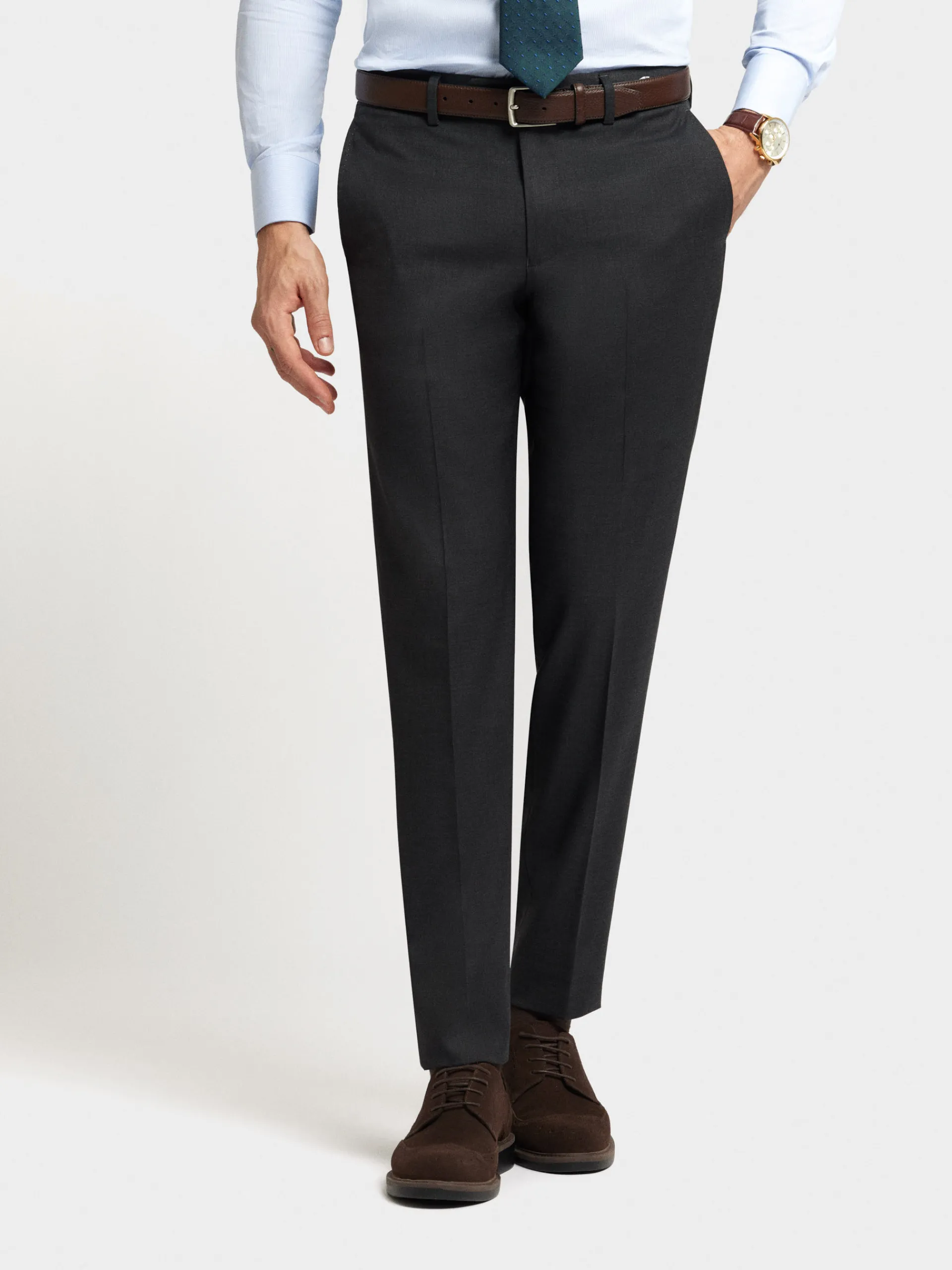 Trajes|Trajes-Alvaro Moreno PANTALON FIL A FIL Gris