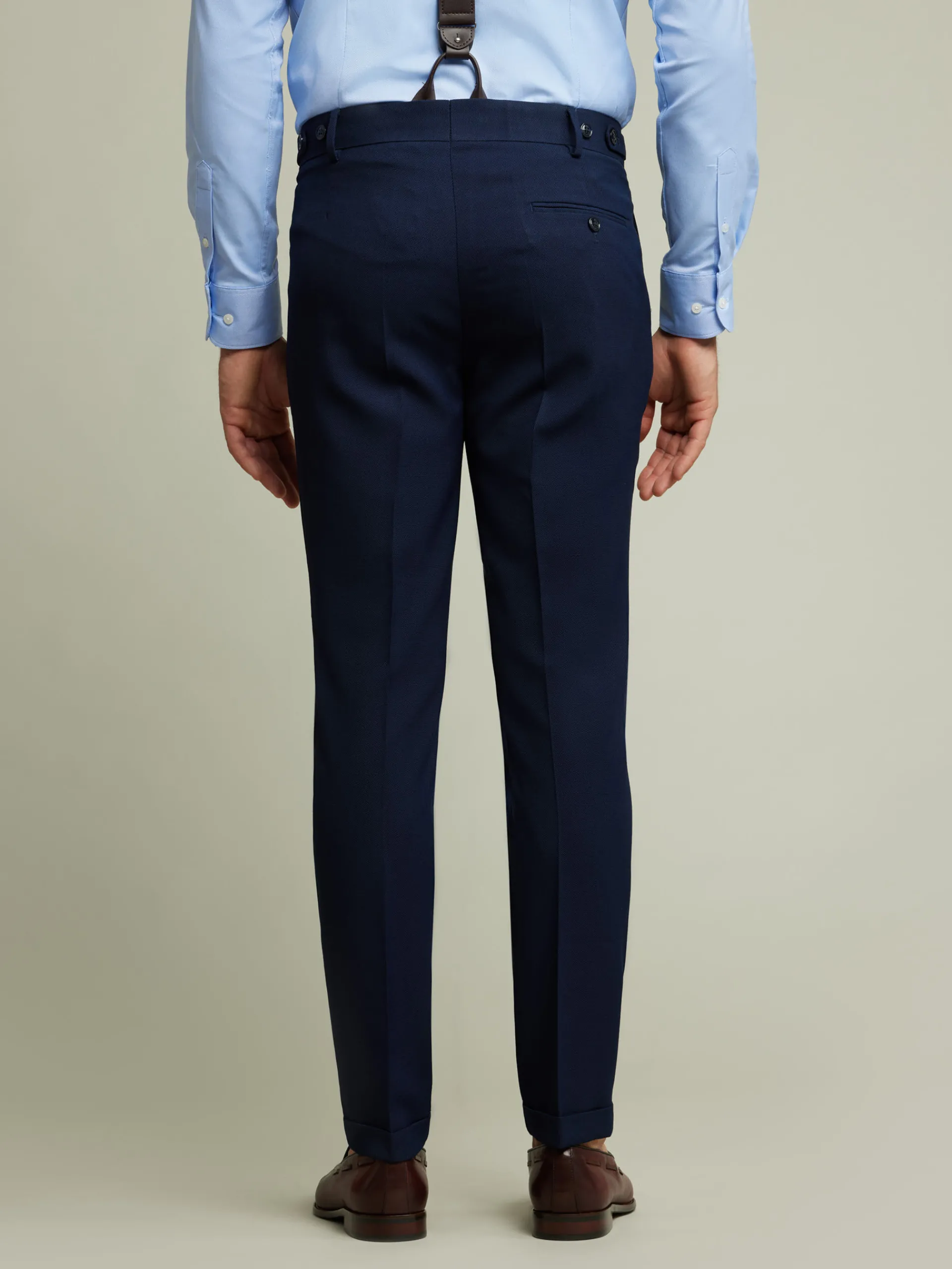 Trajes|Trajes-Alvaro Moreno PANTALON INFLUENCER Azul Marino