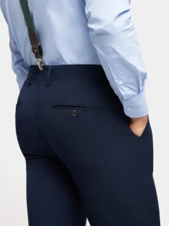 Trajes|Trajes-Alvaro Moreno PANTALON MICRO BIRD Azul Marino