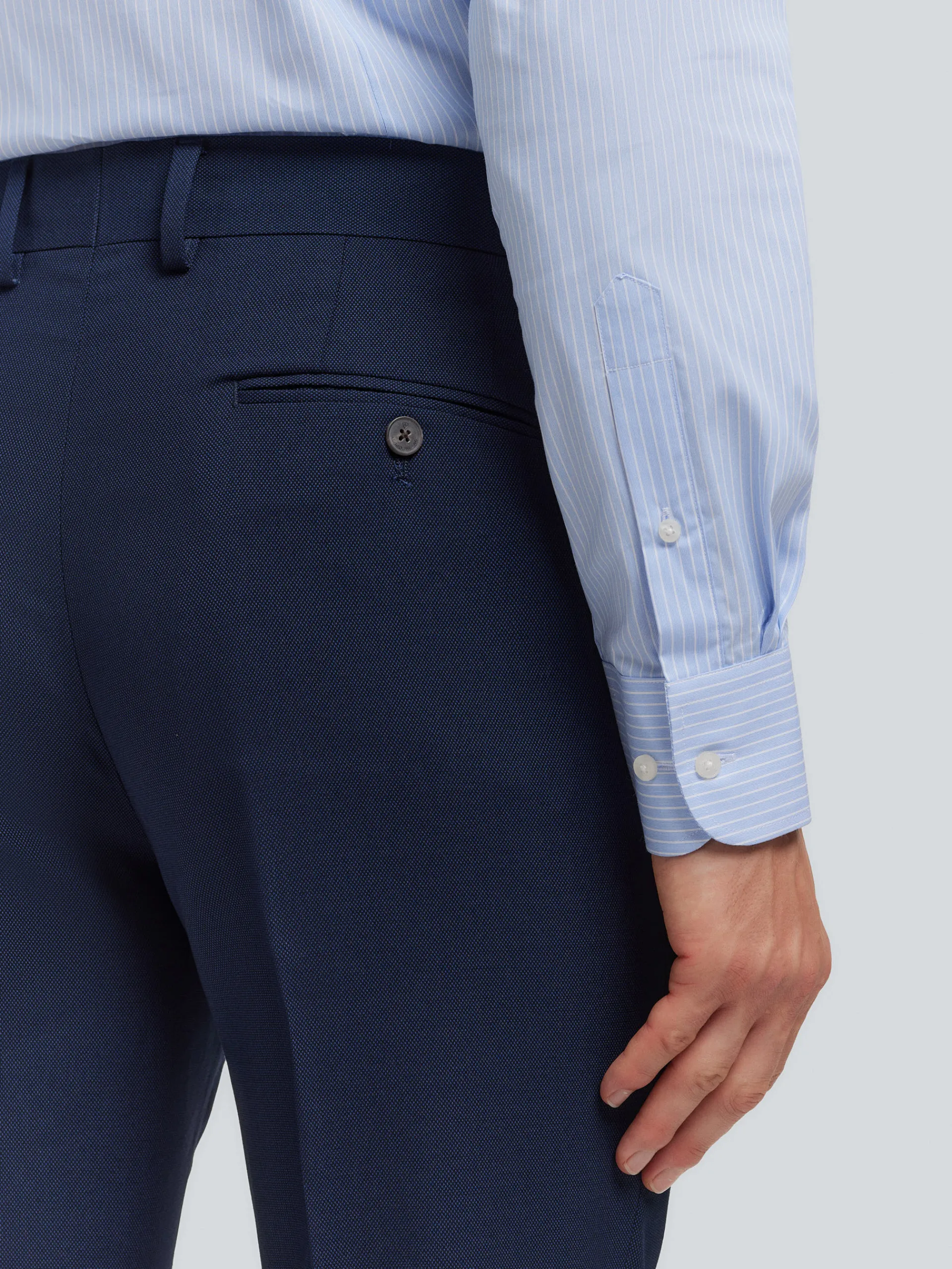 Trajes|Trajes-Alvaro Moreno PANTALON MICRO BIRD Azul Marino