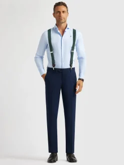 Trajes|Trajes-Alvaro Moreno PANTALON MICRO BIRD Azul Marino